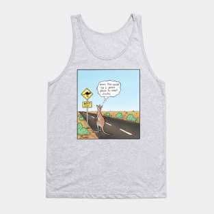 Kangaroo wants to meet females Tank Top